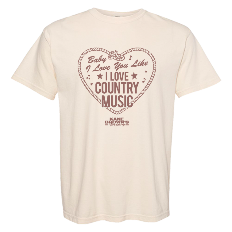 Like I Love Country Music T-Shirt