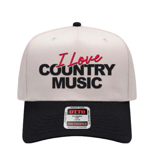 I Love Country Music Hat