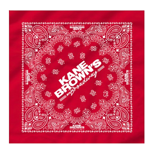 Kane Brown's on Broadway Red Bandana
